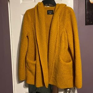 Mustard Sherpa jacket